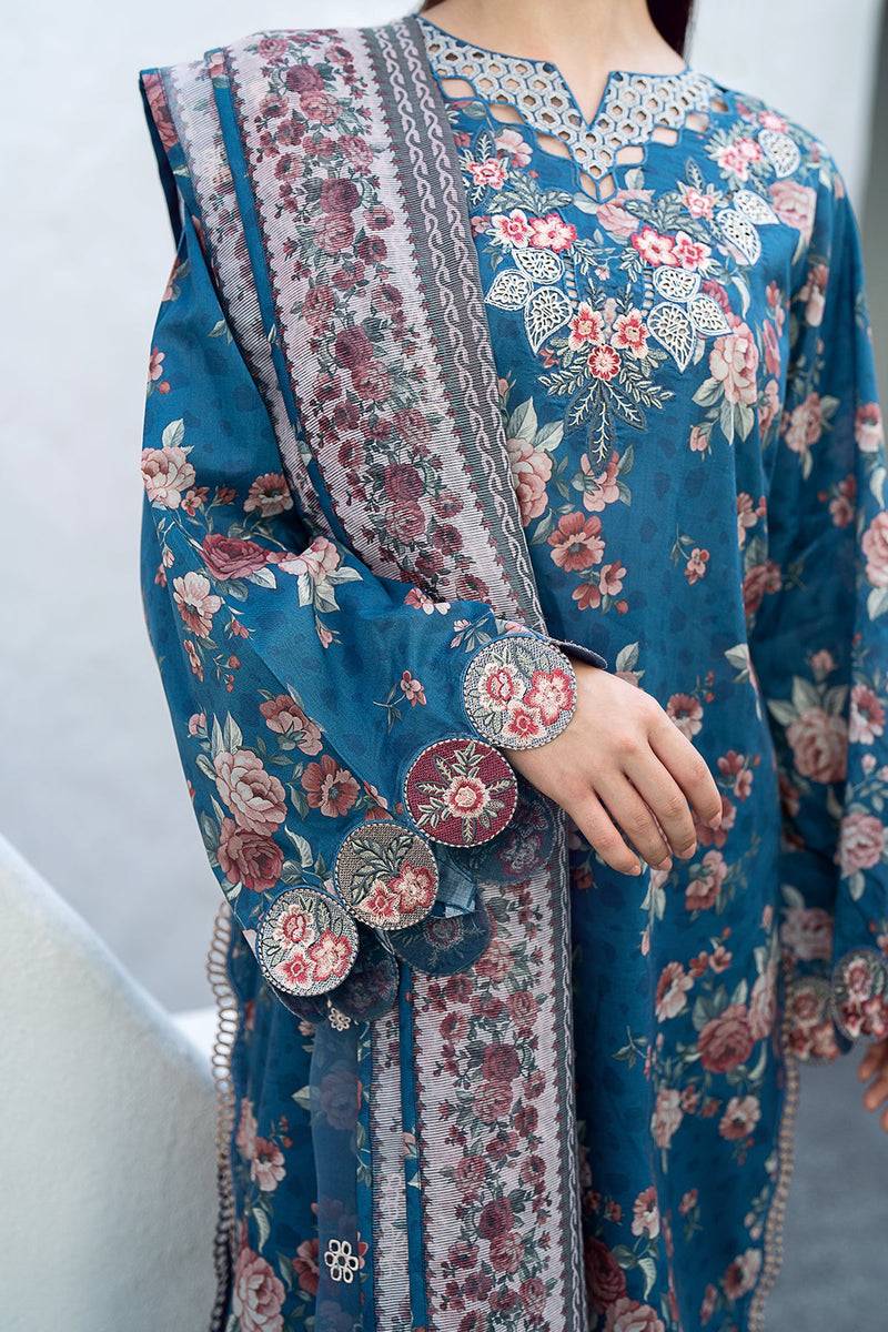 Baroque | Lawn Collection 24 | UF-554 - Pakistani Designer Dress - by Baroque | Type: Luxury - 100% Original at Saira Sultan