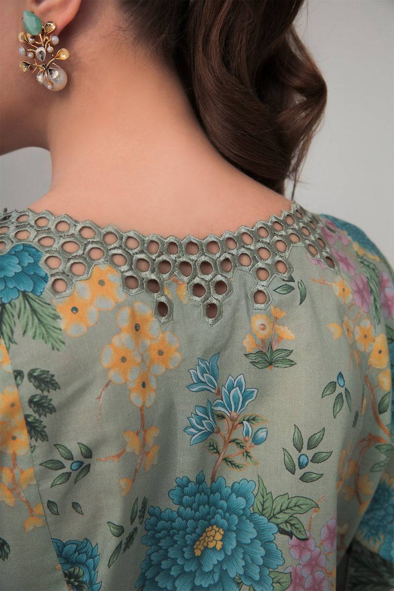 Baroque | Lawn Collection 24 | UF-310 - Pakistani Designer Dress - by Baroque | Type: Luxury - 100% Original at Saira Sultan
