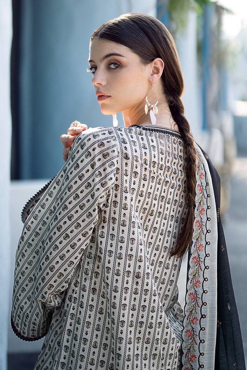 Baroque | Lawn Collection 24 | UF-555 - Pakistani Designer Dress - by Baroque | Type: Luxury - 100% Original at Saira Sultan