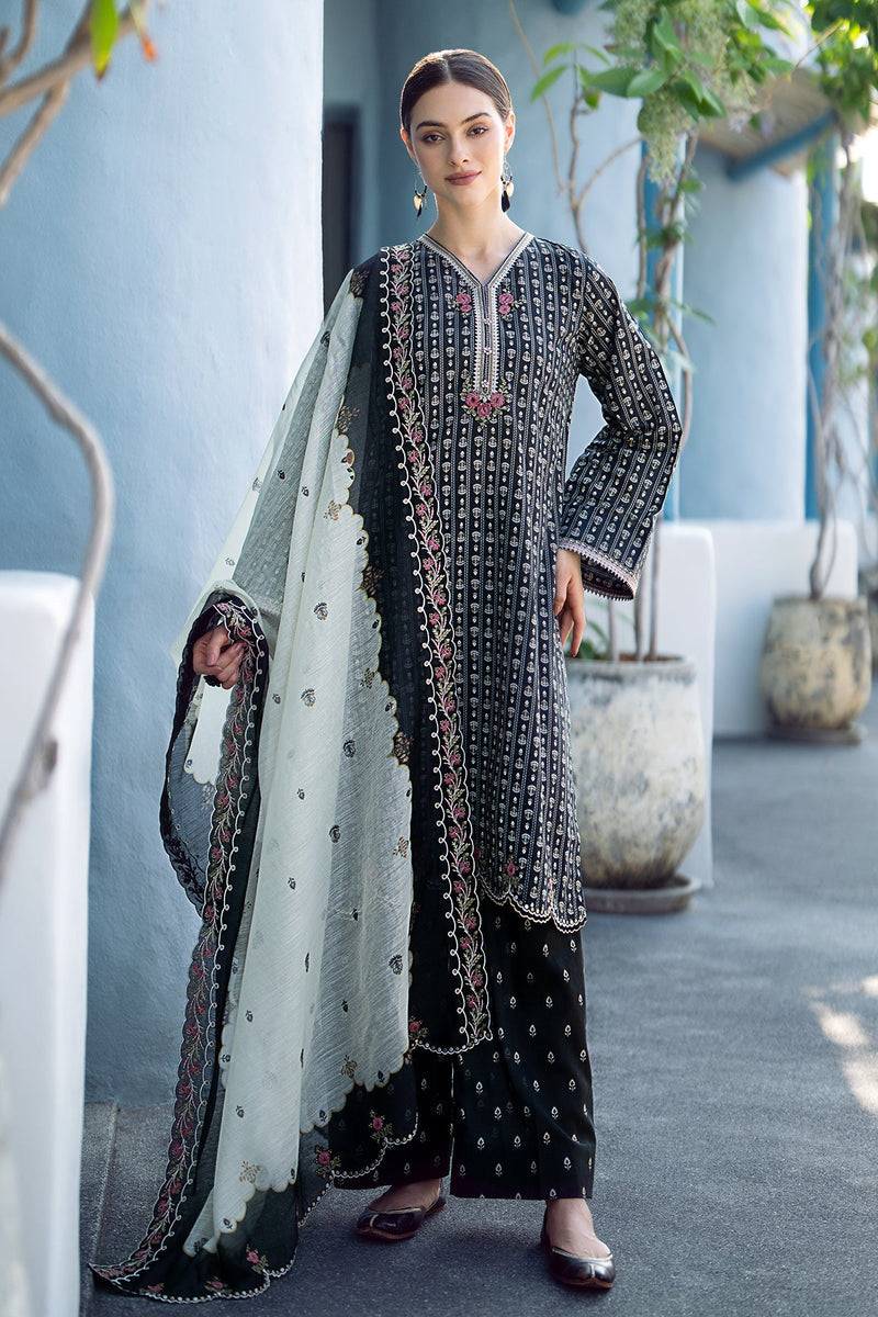 Baroque | Lawn Collection 24 | UF-556 - Pakistani Designer Dress - by Baroque | Type: Luxury - 100% Original at Saira Sultan
