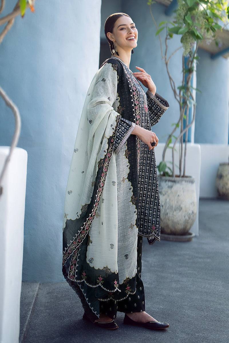 Baroque | Lawn Collection 24 | UF-556 - Pakistani Designer Dress - by Baroque | Type: Luxury - 100% Original at Saira Sultan