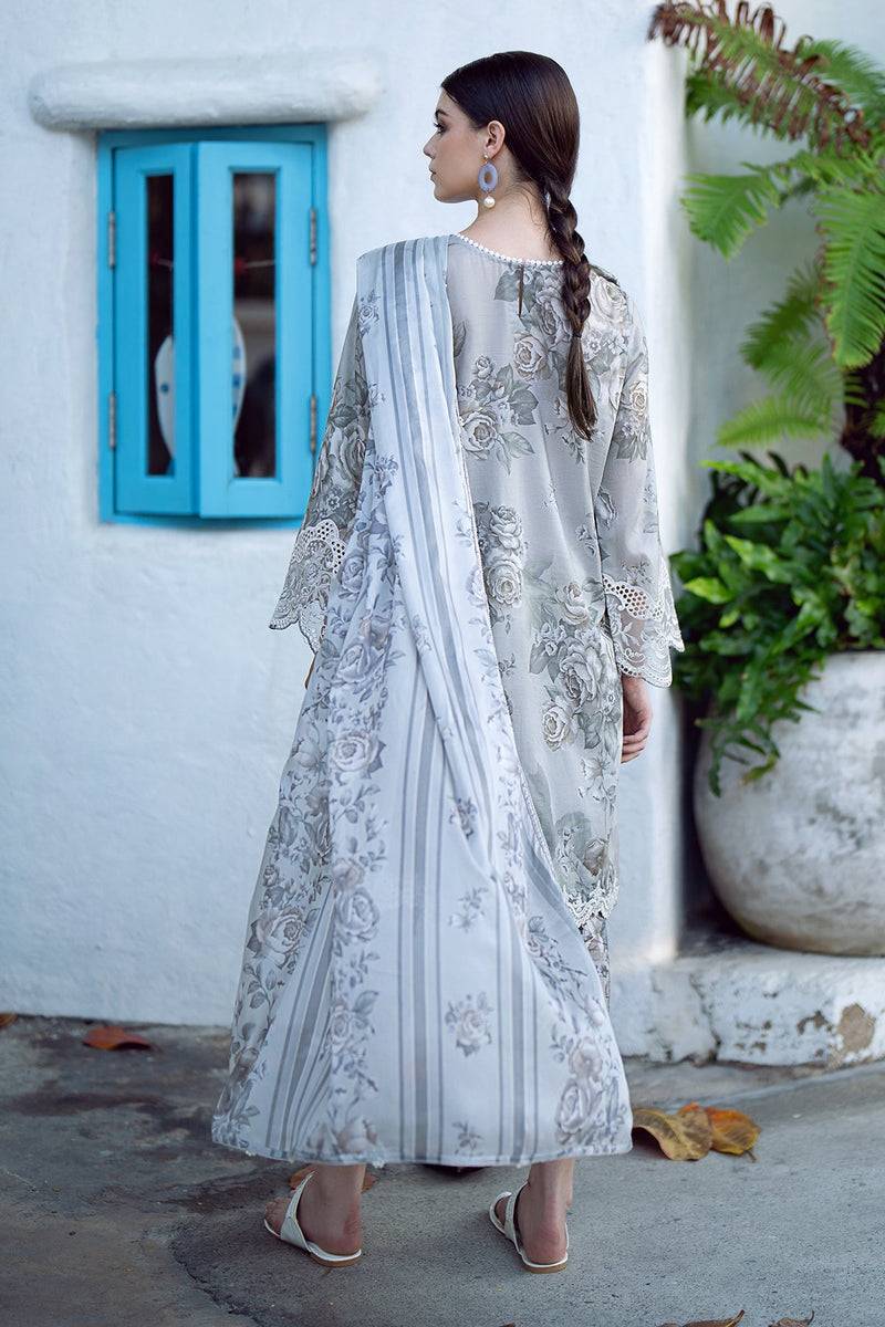 Baroque | Lawn Collection 24 | UF-557 - Pakistani Designer Dress - by Baroque | Type: Luxury - 100% Original at Saira Sultan