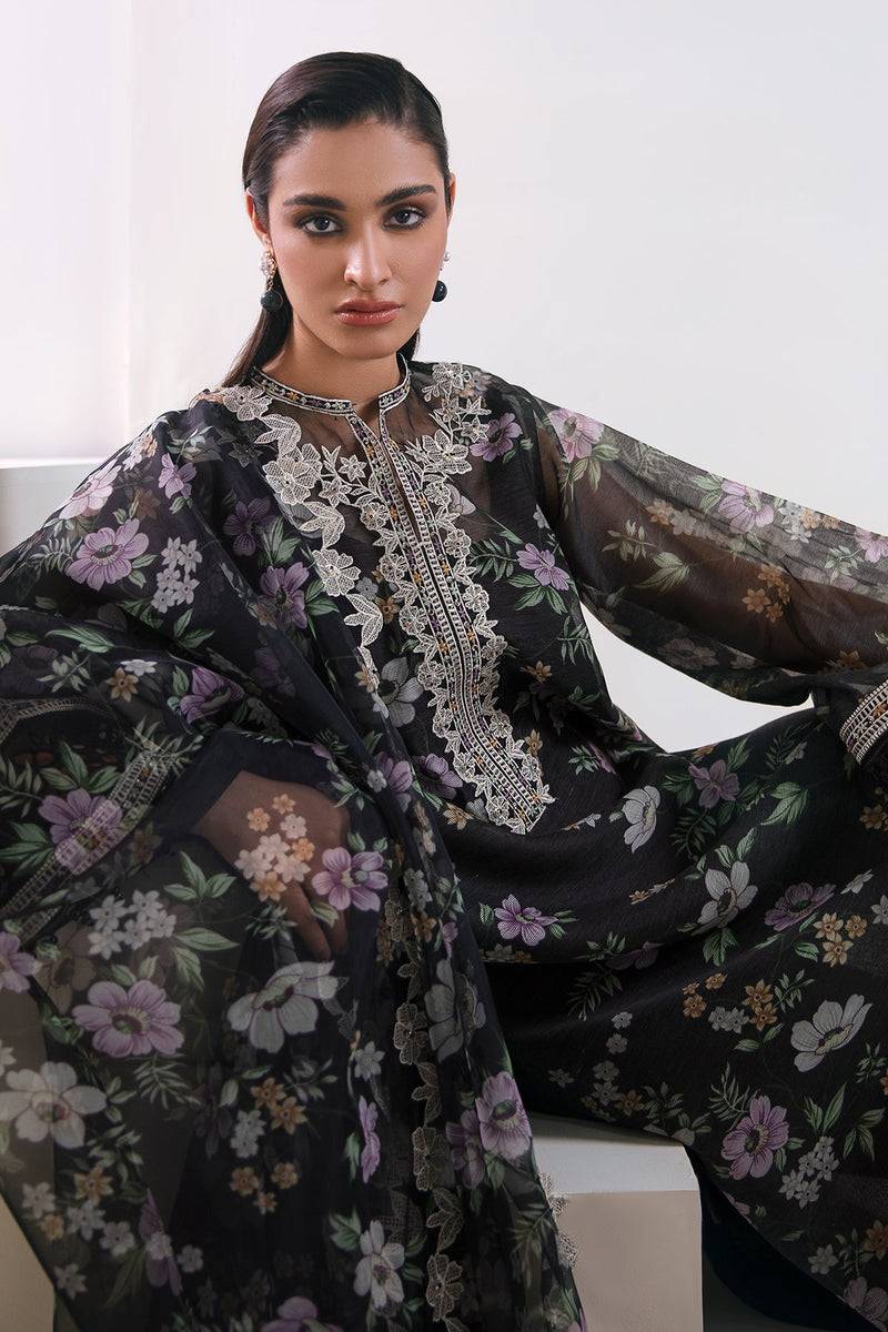 Baroque | Lawn Collection 24 | UF-366 - Pakistani Designer Dress - by Baroque | Type: Luxury - 100% Original at Saira Sultan