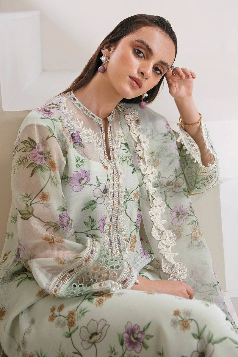 Baroque | Lawn Collection 24 | UF-367 - Pakistani Designer Dress - by Baroque | Type: Luxury - 100% Original at Saira Sultan