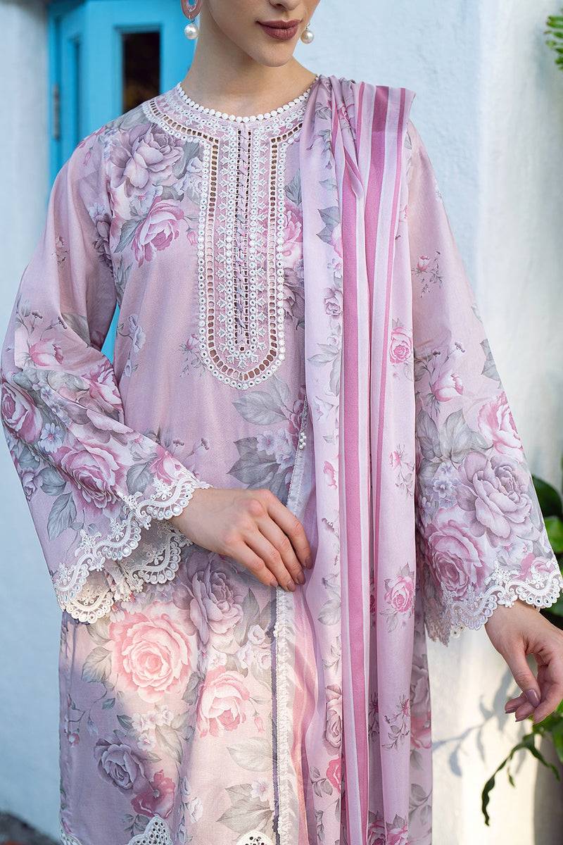 Baroque | Lawn Collection 24 | UF-558 - Pakistani Designer Dress - by Baroque | Type: Luxury - 100% Original at Saira Sultan