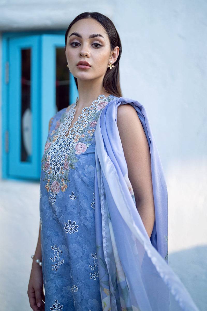 Baroque | Lawn Collection 24 | UF-559 - Pakistani Designer Dress - by Baroque | Type: Luxury - 100% Original at Saira Sultan