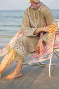 Baroque | Lawn Collection 24 | UF-560 - Pakistani Designer Dress - by Baroque | Type: Luxury - 100% Original at Saira Sultan