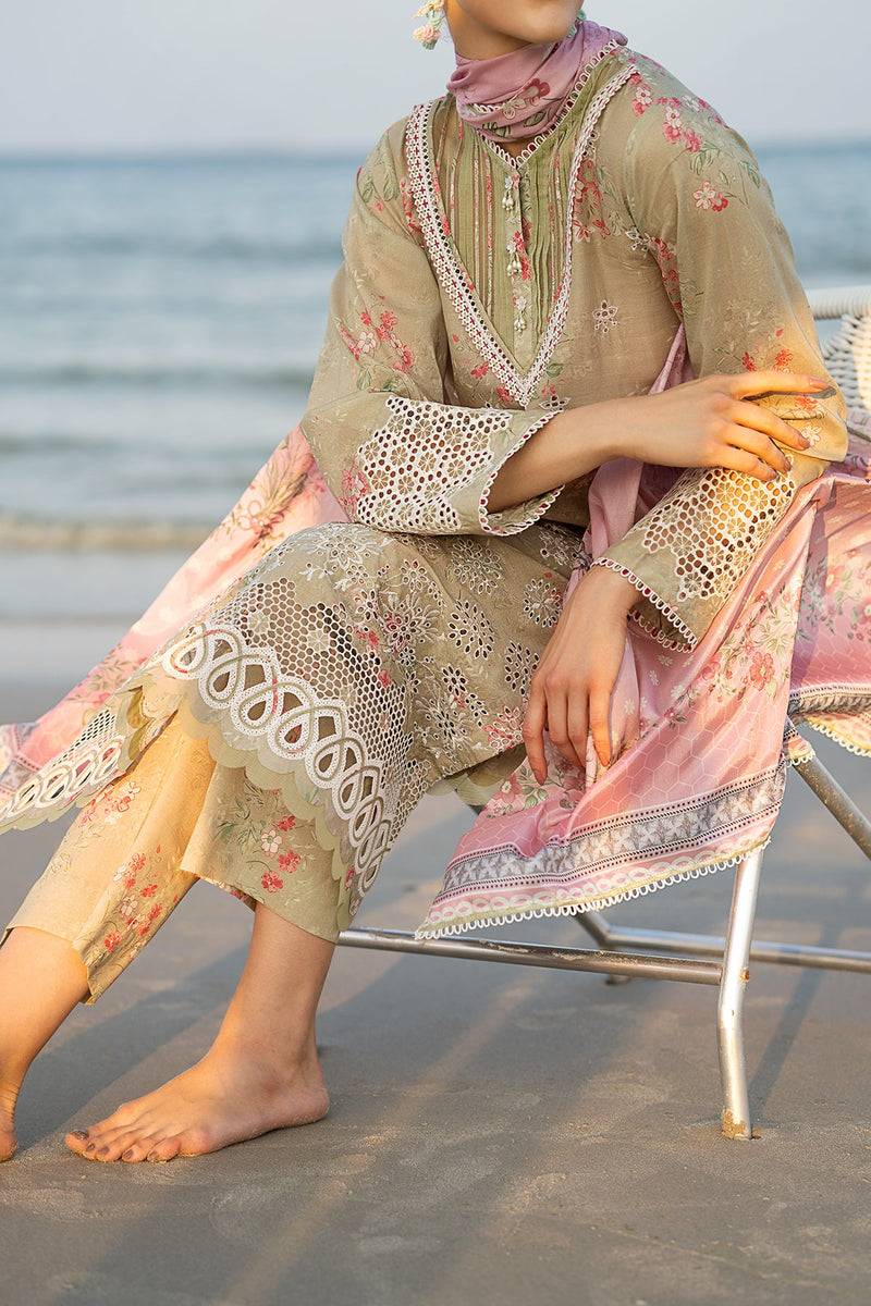 Baroque | Lawn Collection 24 | UF-560 - Pakistani Designer Dress - by Baroque | Type: Luxury - 100% Original at Saira Sultan