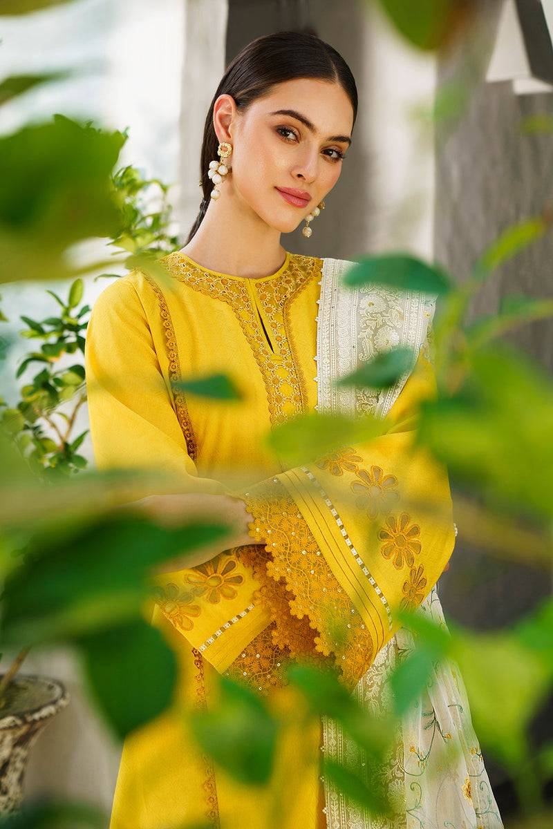 Baroque | Lawn Collection 24 | UF-562 - Pakistani Designer Dress - by Baroque | Type: Luxury - 100% Original at Saira Sultan