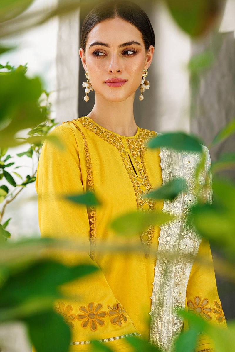Baroque | Lawn Collection 24 | UF-562 - Pakistani Designer Dress - by Baroque | Type: Luxury - 100% Original at Saira Sultan