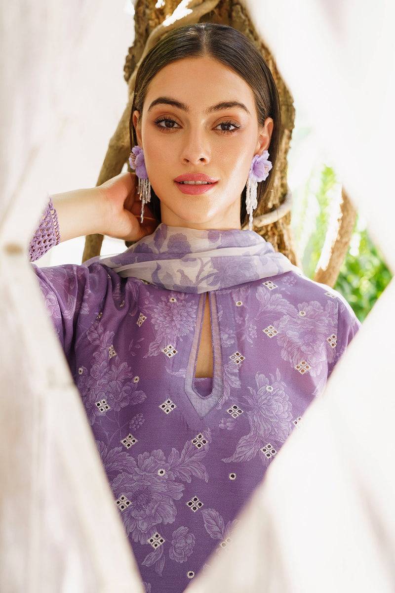 Baroque | Lawn Collection 24 | UF-563 - Pakistani Designer Dress - by Baroque | Type: Luxury - 100% Original at Saira Sultan