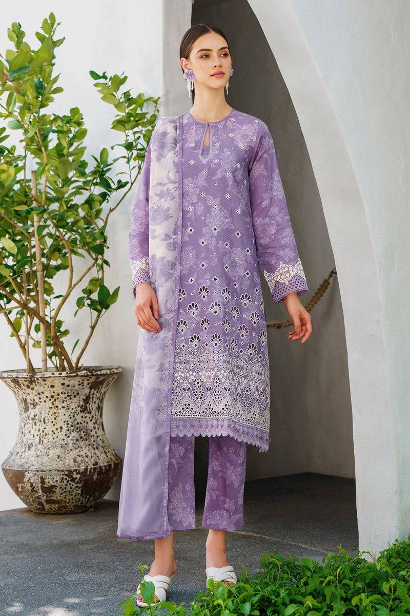 Baroque | Lawn Collection 24 | UF-563 - Pakistani Designer Dress - by Baroque | Type: Luxury - 100% Original at Saira Sultan