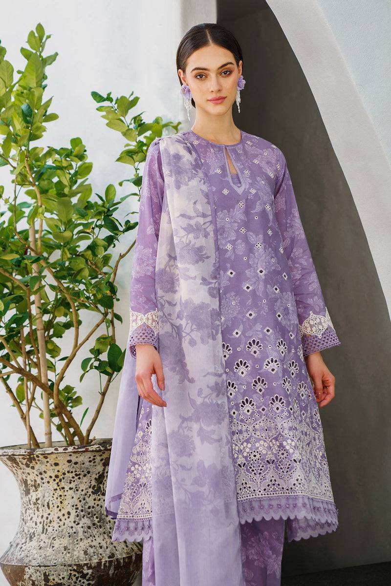 Baroque | Lawn Collection 24 | UF-563 - Pakistani Designer Dress - by Baroque | Type: Luxury - 100% Original at Saira Sultan