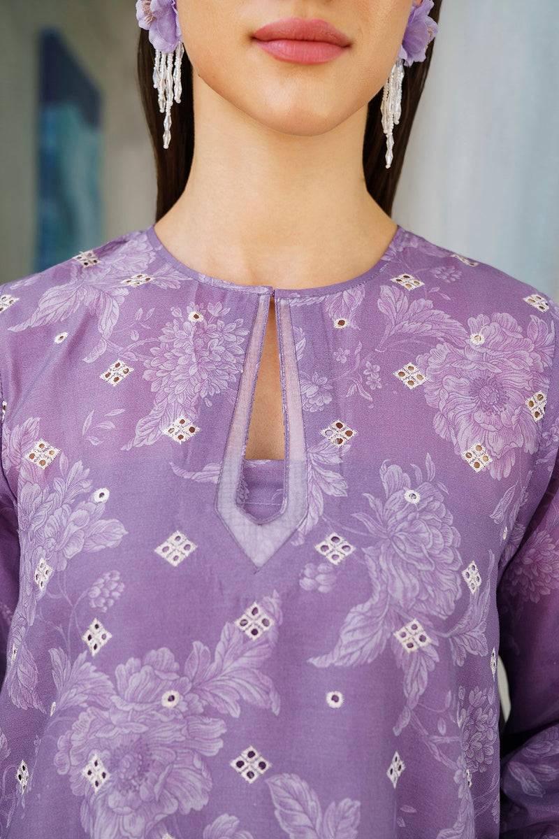 Baroque | Lawn Collection 24 | UF-563 - Pakistani Designer Dress - by Baroque | Type: Luxury - 100% Original at Saira Sultan