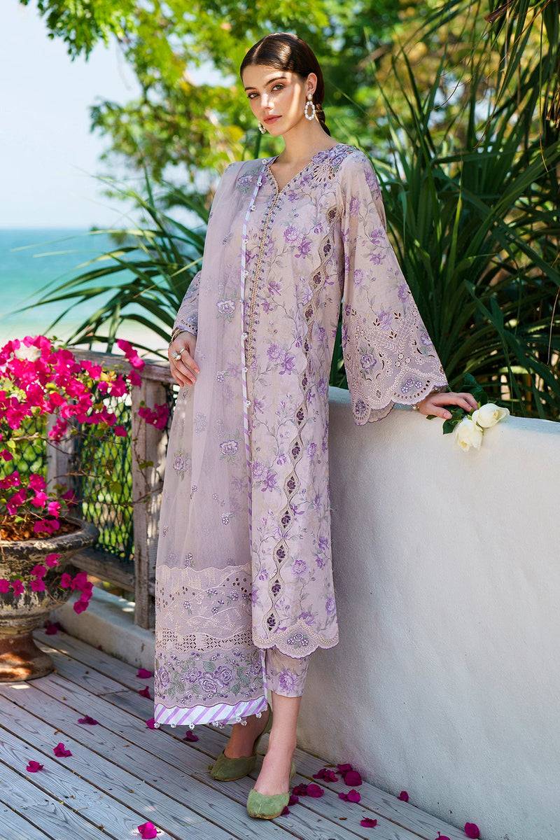Baroque | Lawn Collection 24 | UF-566 - Pakistani Designer Dress - by Baroque | Type: Luxury - 100% Original at Saira Sultan