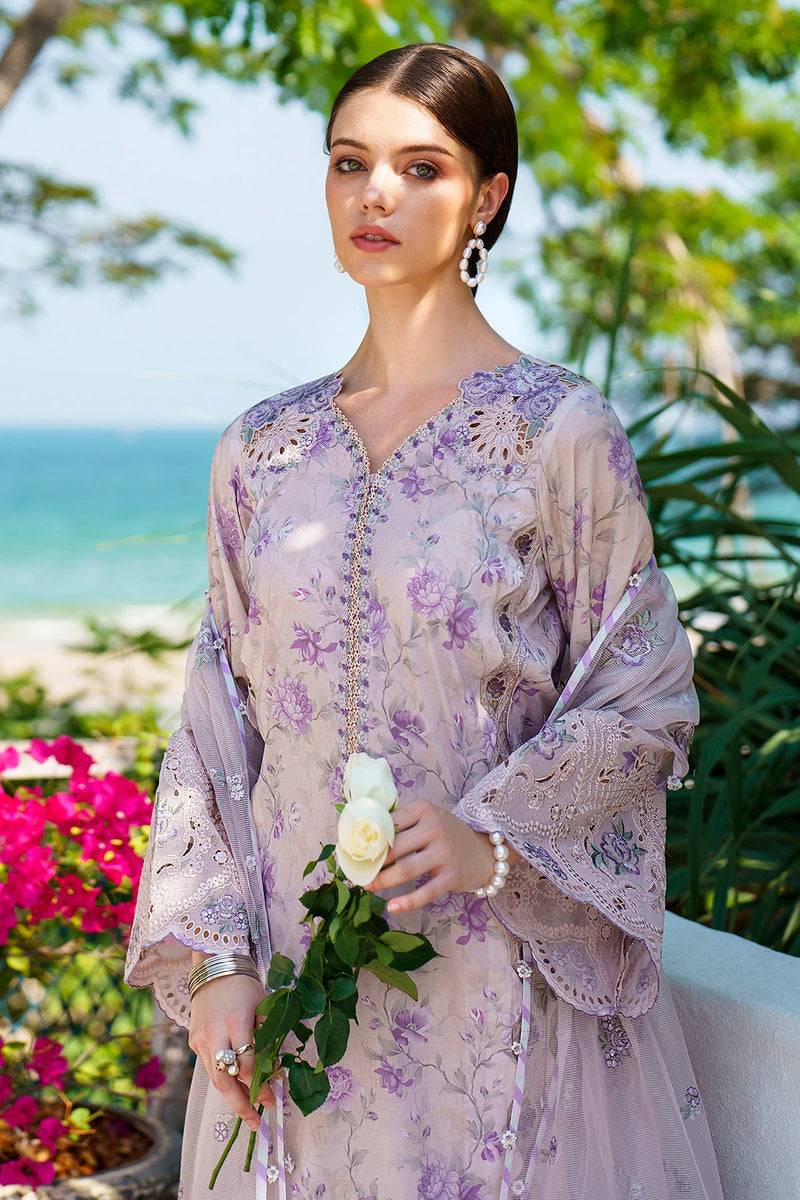 Baroque | Lawn Collection 24 | UF-566 - Pakistani Designer Dress - by Baroque | Type: Luxury - 100% Original at Saira Sultan
