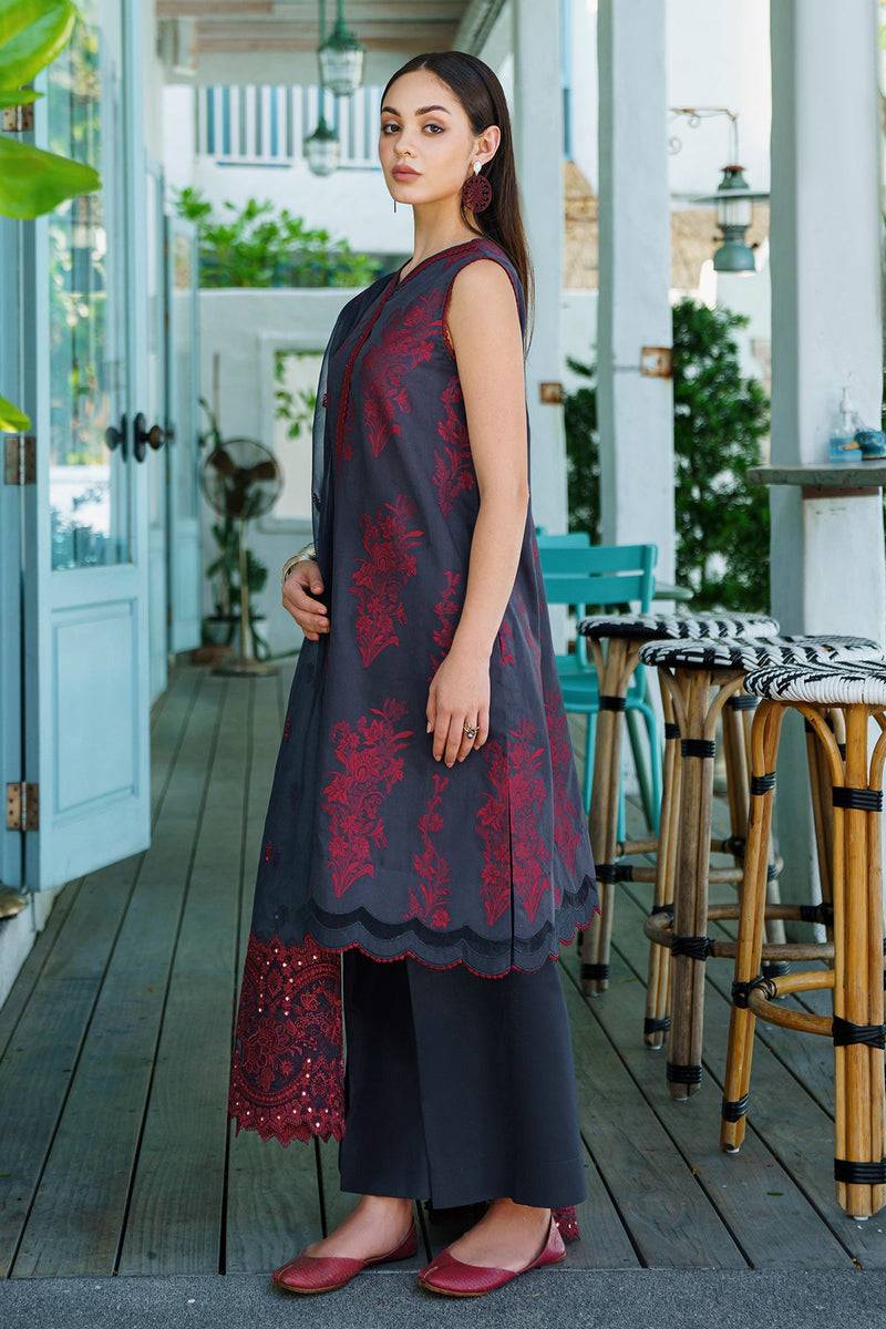 Baroque | Lawn Collection 24 | UF-567 - Pakistani Designer Dress - by Baroque | Type: Luxury - 100% Original at Saira Sultan