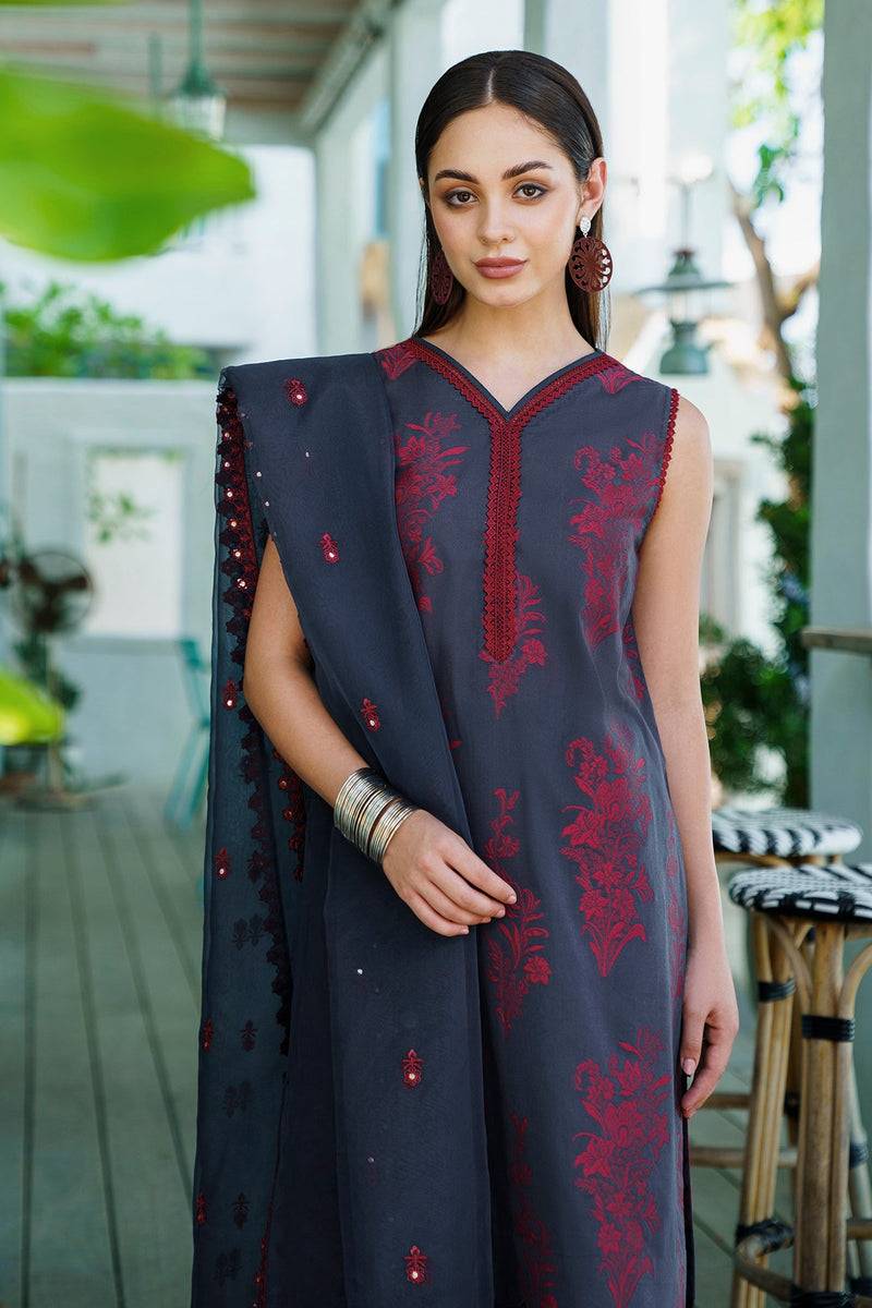 Baroque | Lawn Collection 24 | UF-567 - Pakistani Designer Dress - by Baroque | Type: Luxury - 100% Original at Saira Sultan