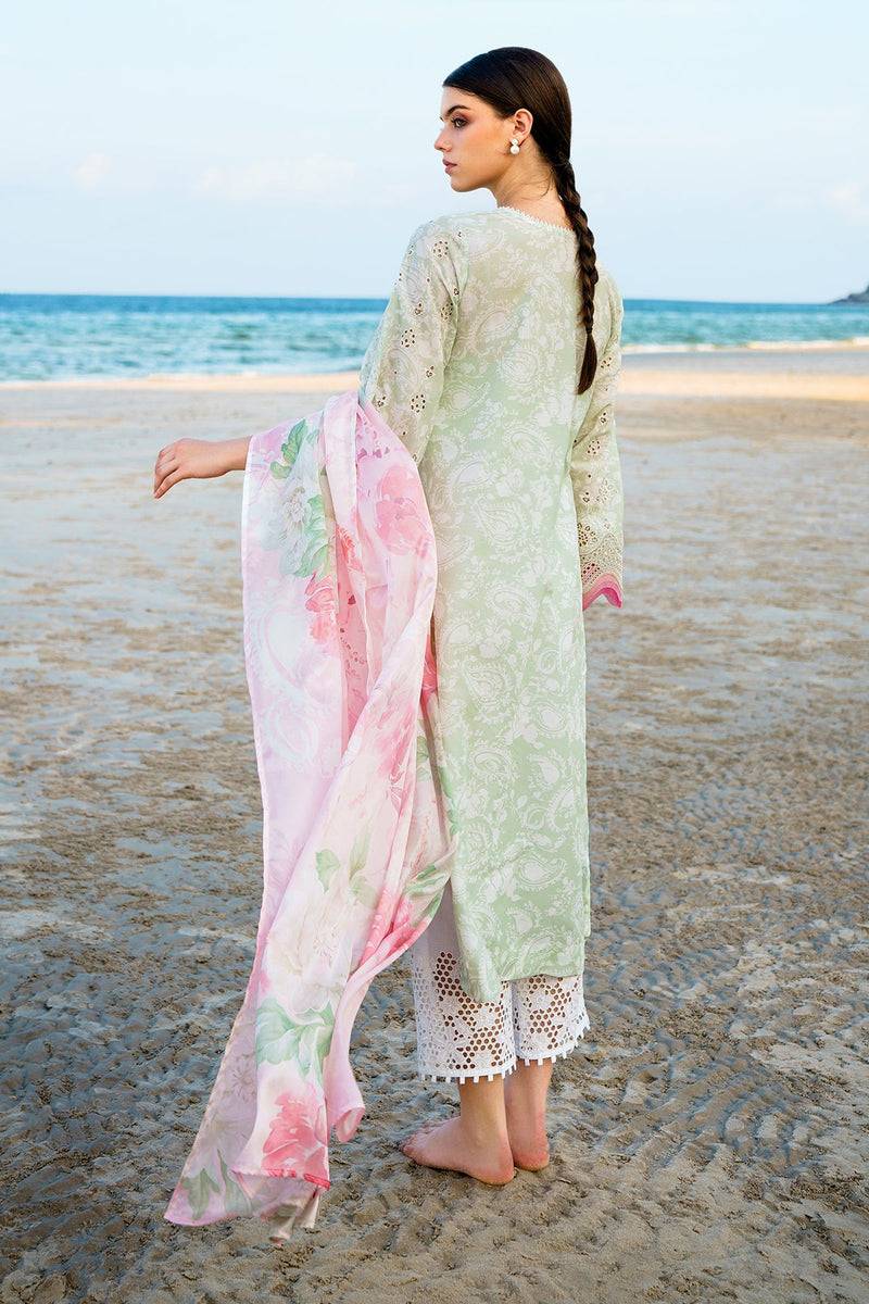 Baroque | Lawn Collection 24 | UF-569 - Pakistani Designer Dress - by Baroque | Type: Luxury - 100% Original at Saira Sultan