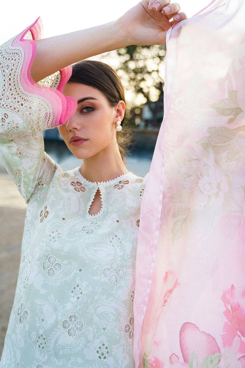 Baroque | Lawn Collection 24 | UF-569 - Pakistani Designer Dress - by Baroque | Type: Luxury - 100% Original at Saira Sultan