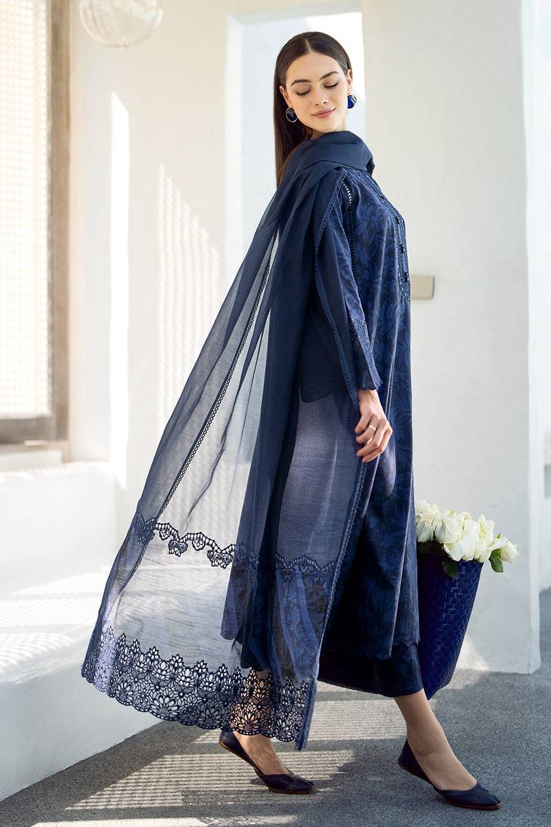Baroque | Lawn Collection 24 | UF-544 - Pakistani Designer Dress - by Baroque | Type: Luxury - 100% Original at Saira Sultan