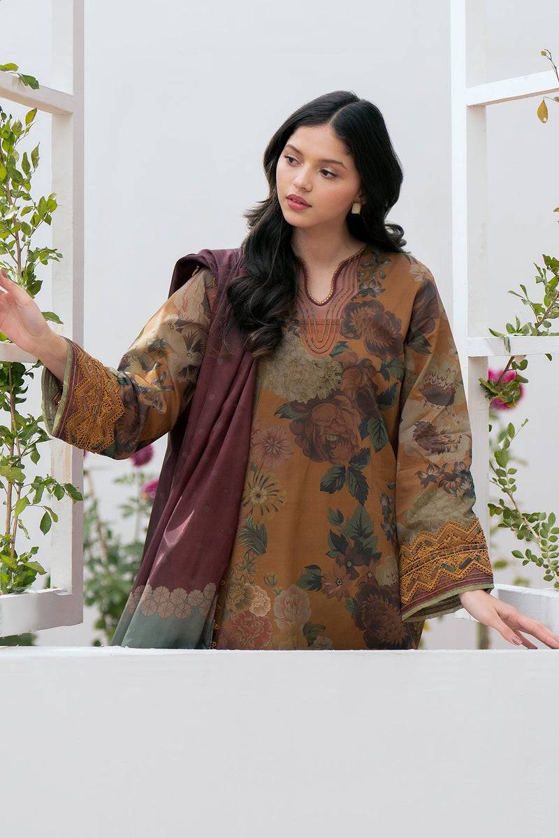 Baroque | Lawn Collection 24 | UF-530 - Pakistani Designer Dress - by Baroque | Type: Luxury - 100% Original at Saira Sultan