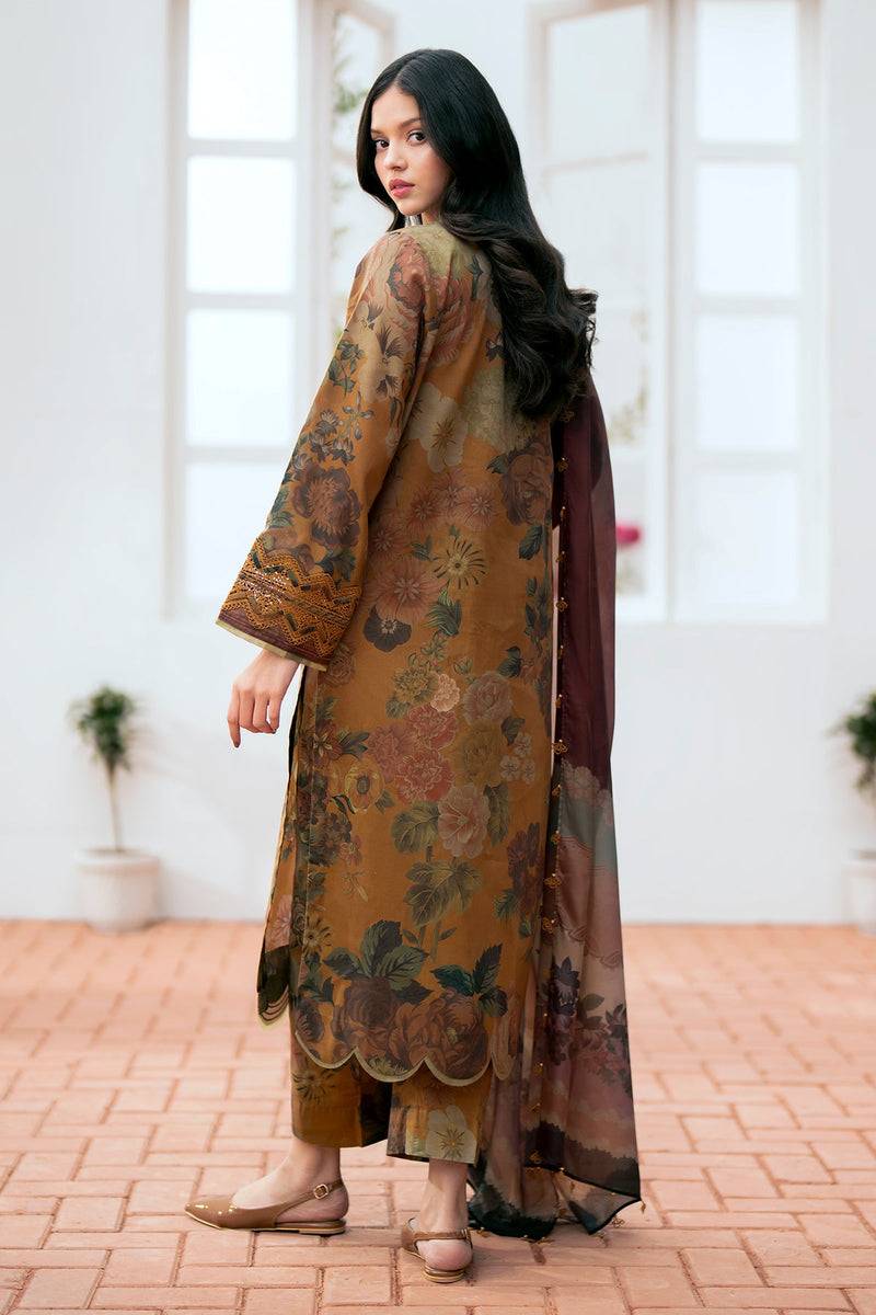 Baroque | Lawn Collection 24 | UF-530 - Pakistani Designer Dress - by Baroque | Type: Luxury - 100% Original at Saira Sultan