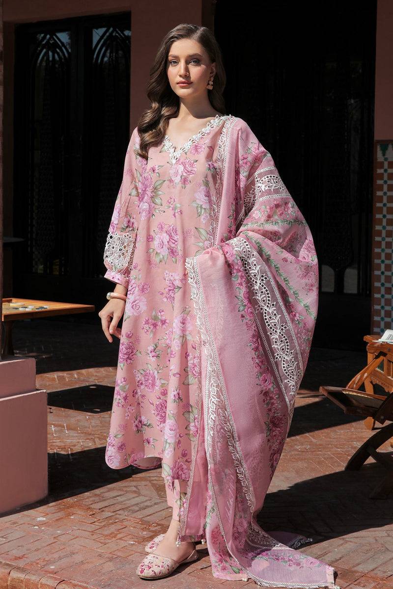 Baroque | Lawn Collection 24 | UF-315 - Pakistani Designer Dress - by Baroque | Type: Luxury - 100% Original at Saira Sultan