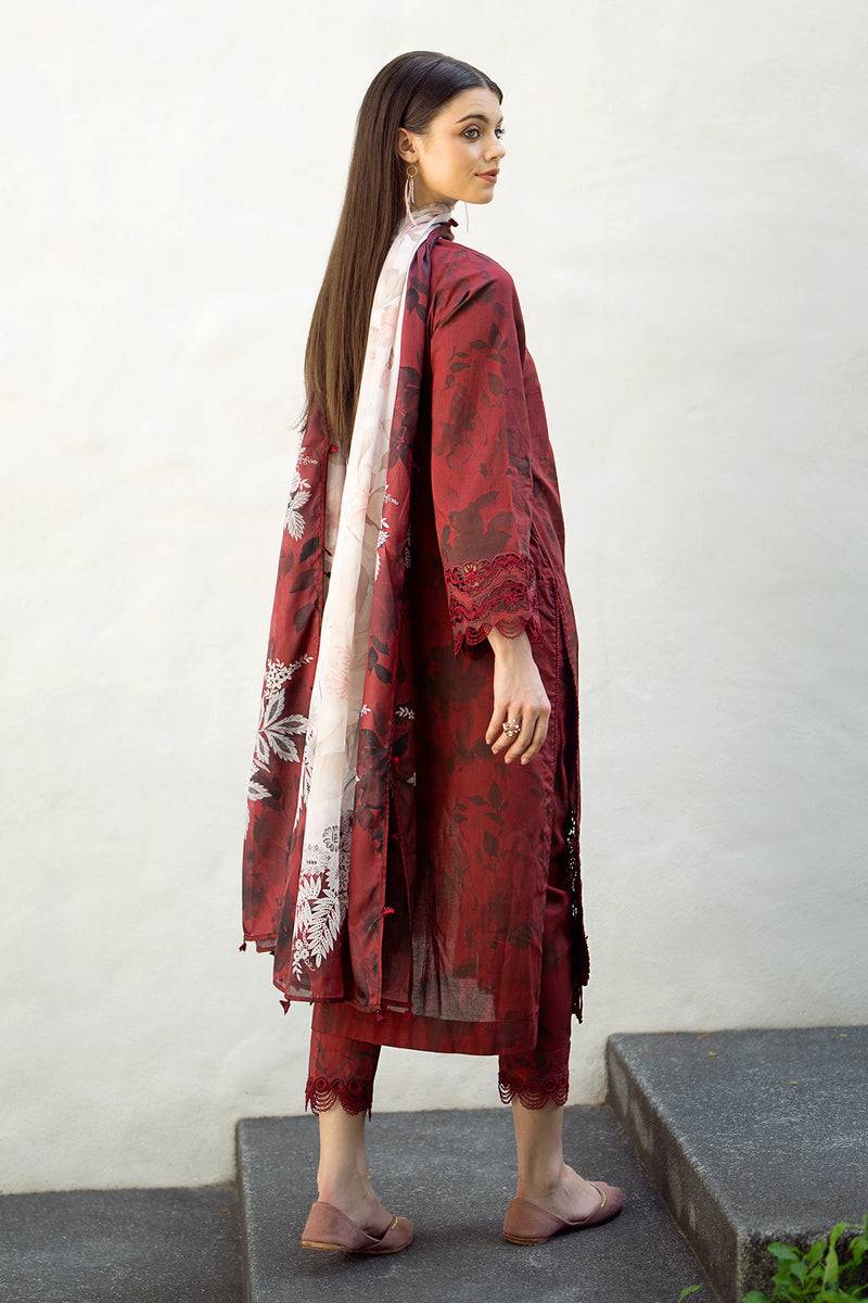 Baroque | Lawn Collection 24 | UF-545 - Pakistani Designer Dress - by Baroque | Type: Luxury - 100% Original at Saira Sultan
