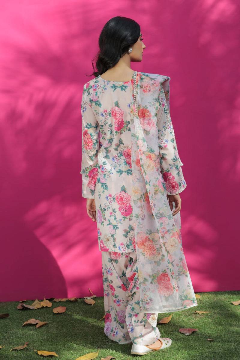 Baroque | Lawn Collection 24 | UF-191 - Pakistani Designer Dress - by Baroque | Type: Luxury - 100% Original at Saira Sultan