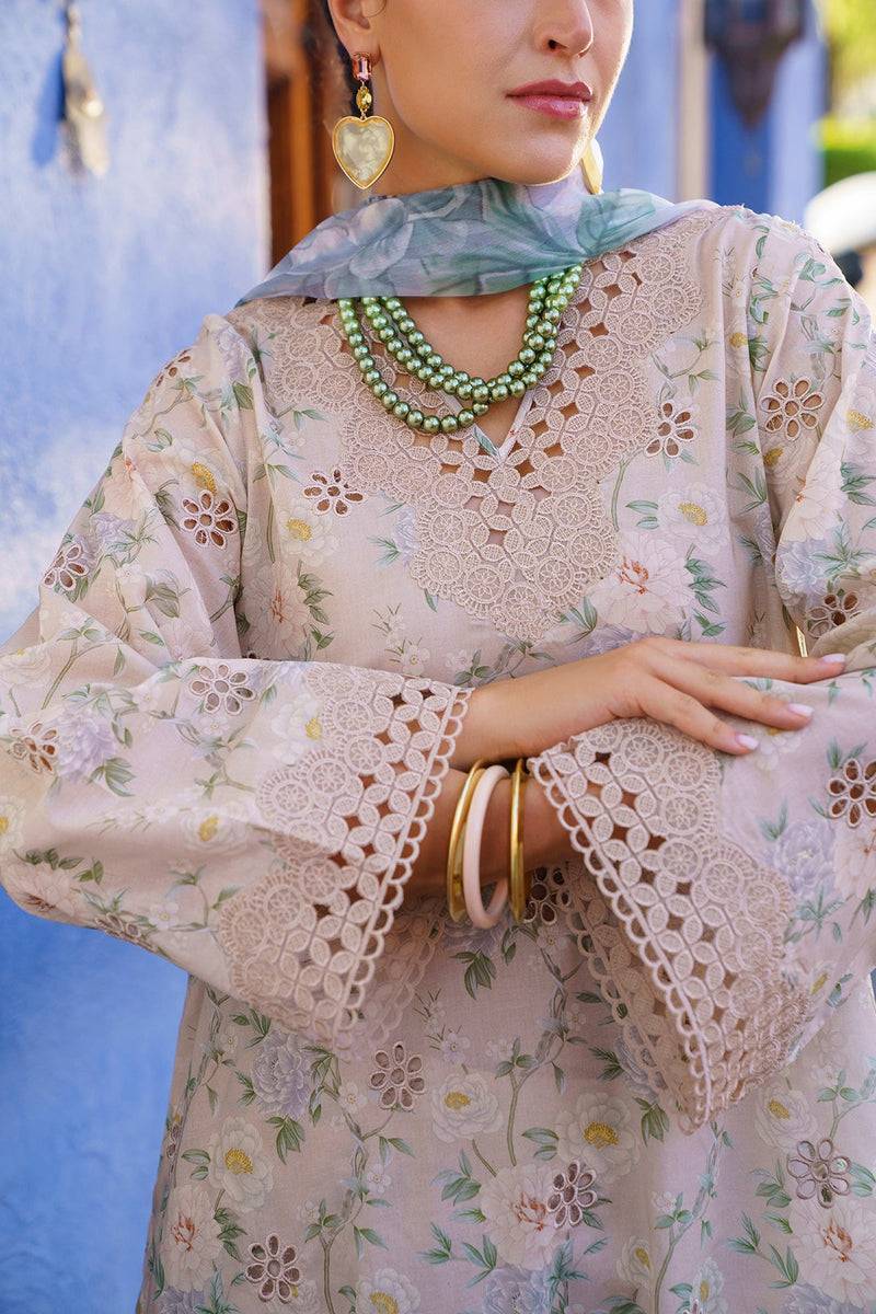 Baroque | Lawn Collection 24 | UF-591 - Pakistani Designer Dress - by Baroque | Type: Luxury - 100% Original at Saira Sultan