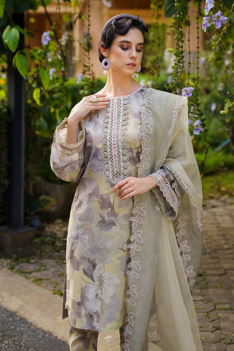 Baroque | Lawn Collection 24 | UF-587 - Pakistani Designer Dress - by Baroque | Type: Luxury - 100% Original at Saira Sultan