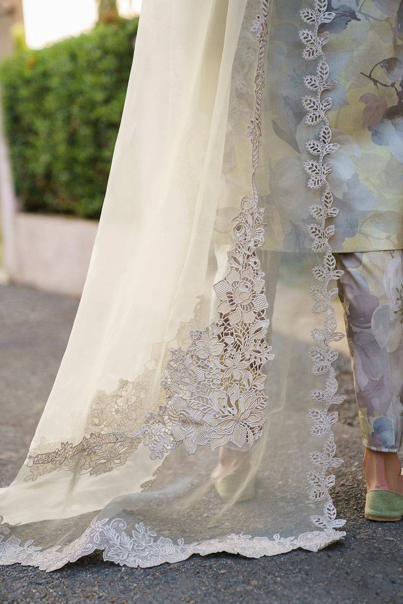Baroque | Lawn Collection 24 | UF-587 - Pakistani Designer Dress - by Baroque | Type: Luxury - 100% Original at Saira Sultan