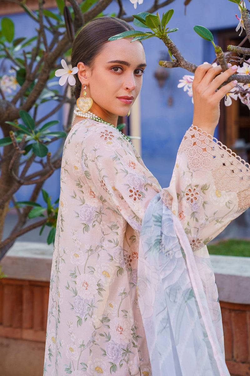 Baroque | Lawn Collection 24 | UF-591 - Pakistani Designer Dress - by Baroque | Type: Luxury - 100% Original at Saira Sultan