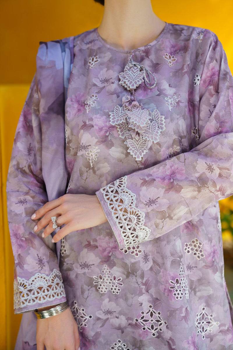 Baroque | Lawn Collection 24 | UF-579 - Pakistani Designer Dress - by Baroque | Type: Luxury - 100% Original at Saira Sultan