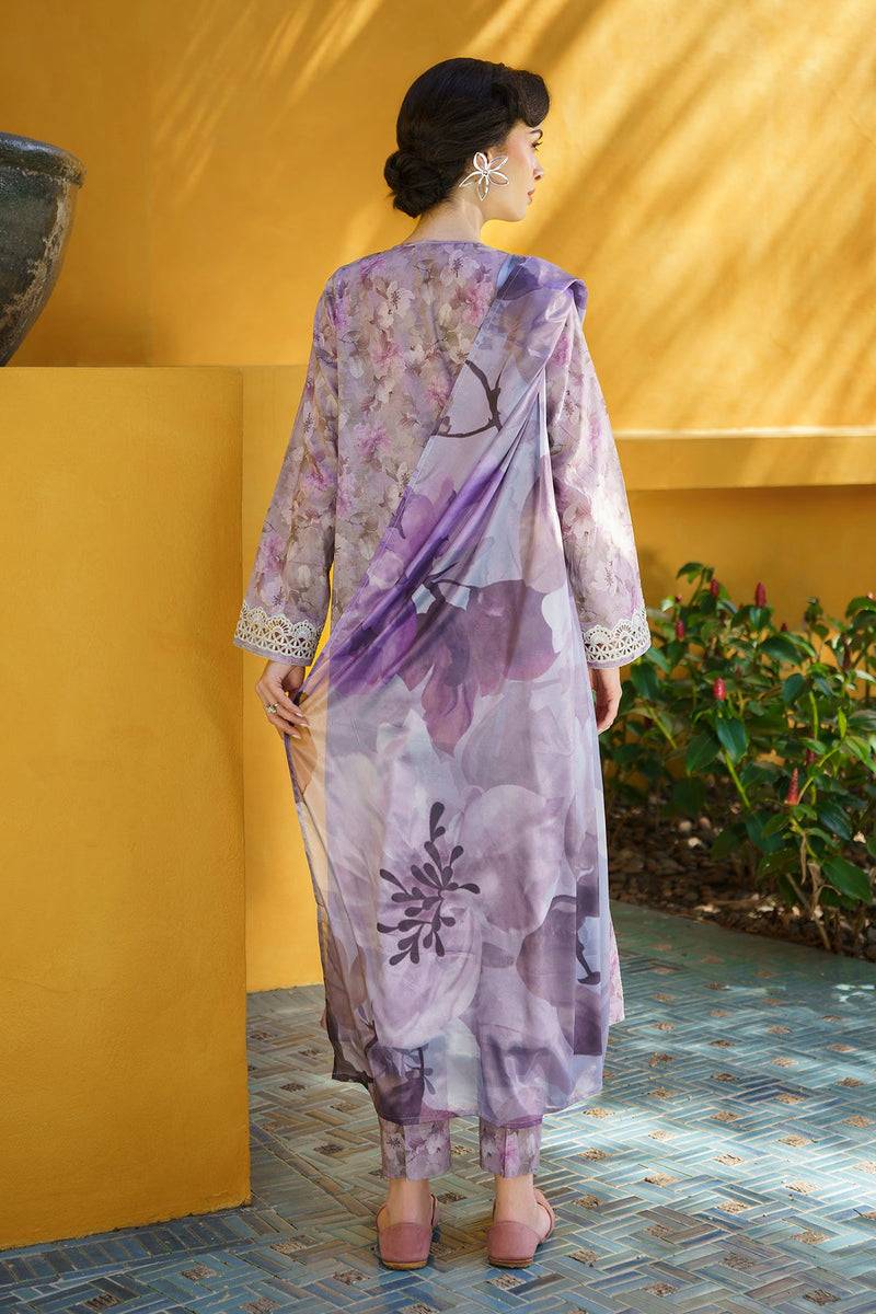 Baroque | Lawn Collection 24 | UF-579 - Pakistani Designer Dress - by Baroque | Type: Luxury - 100% Original at Saira Sultan