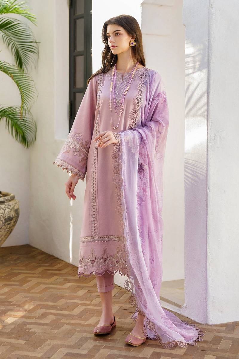 Baroque | Lawn Collection 24 | UF-581 - Pakistani Designer Dress - by Baroque | Type: Luxury - 100% Original at Saira Sultan