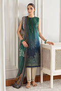Baroque | Lawn Collection 24 | FL21-D1 - Pakistani Designer Dress - by Baroque | Type: Luxury - 100% Original at Saira Sultan