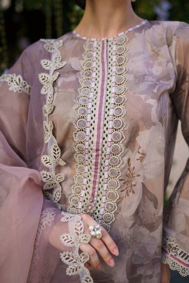 Baroque | Lawn Collection 24 | UF-586 - Pakistani Designer Dress - by Baroque | Type: Luxury - 100% Original at Saira Sultan