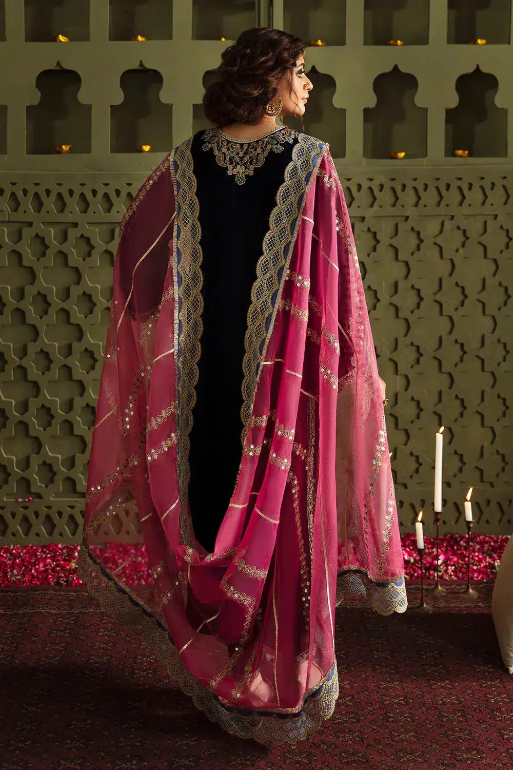 Baroque | Jahanara Luxury Velvet 23 | UF-463 - Pakistani Designer Dress - by Baroque | Type: Formal - 100% Original at Saira Sultan