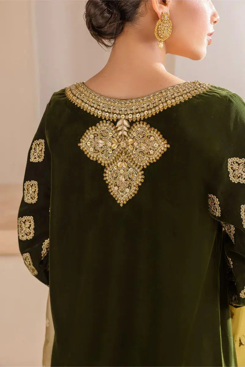 Baroque | Jahanara Luxury Velvet 23 | UF-425 - Pakistani Designer Dress - by Baroque | Type: Formal - 100% Original at Saira Sultan