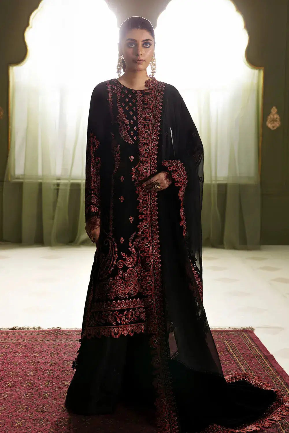 Baroque | Jahanara Luxury Velvet 23 | UF-468 - Pakistani Designer Dress - by Baroque | Type: Formal - 100% Original at Saira Sultan