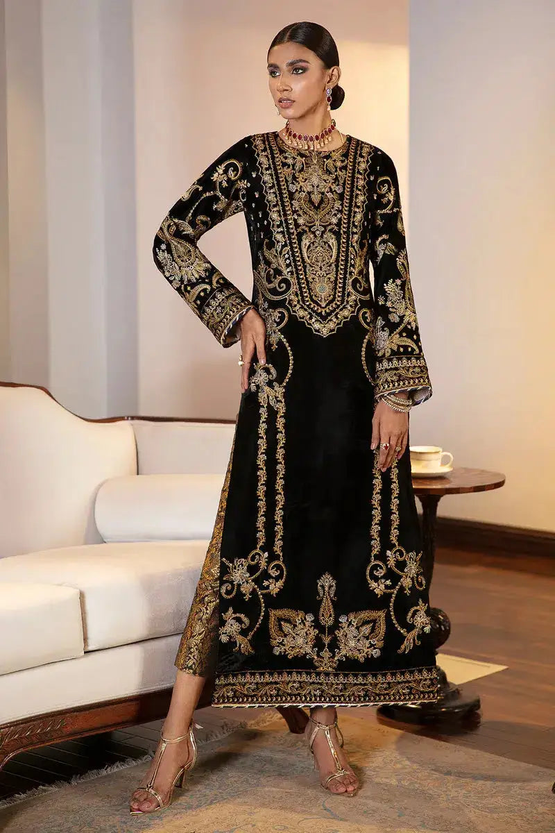 Baroque | Jahanara Luxury Velvet 23 | UF-42 - Pakistani Designer Dress - by Baroque | Type: Formal - 100% Original at Saira Sultan
