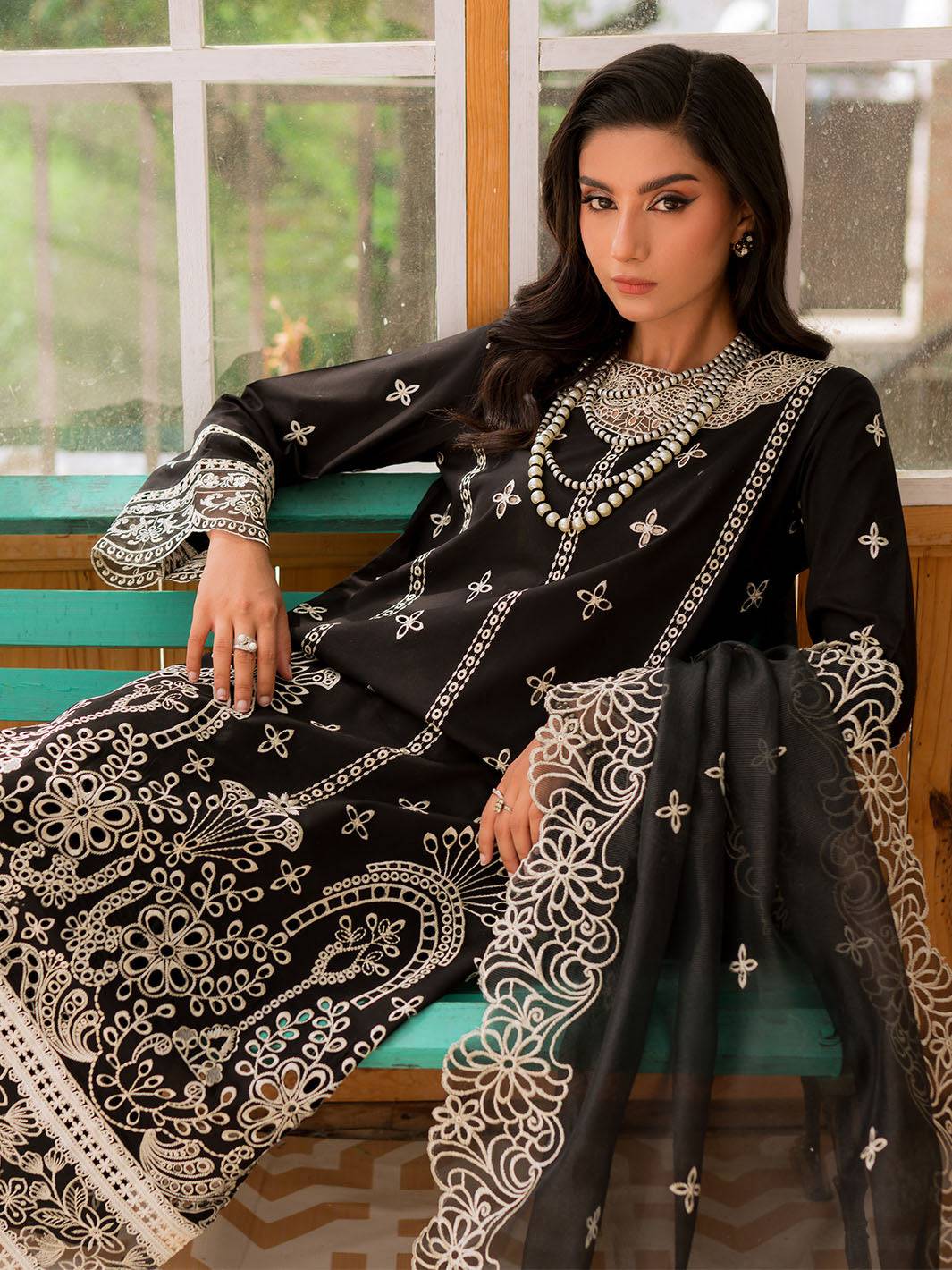 Mahnur | Bella Lawn 24 | BL - 10 - Pakistani Designer Dress - by Mahnur | Type: Luxury - 100% Original at Saira Sultan