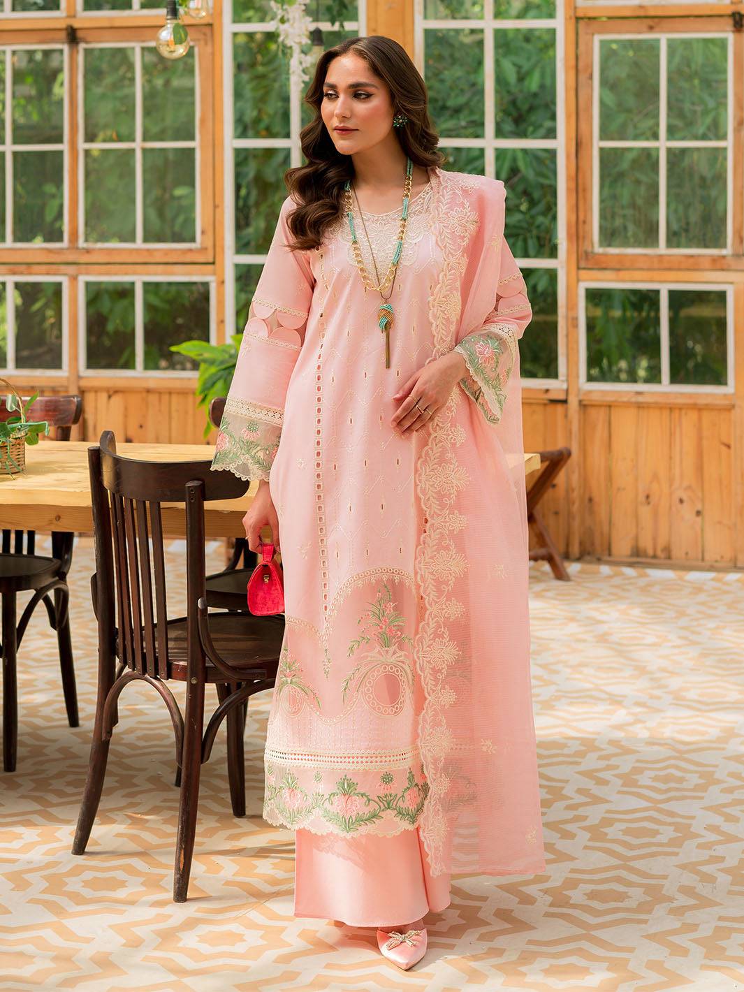 Mahnur | Bella Lawn 24 | BL - 12 - Pakistani Designer Dress - by Mahnur | Type: Luxury - 100% Original at Saira Sultan