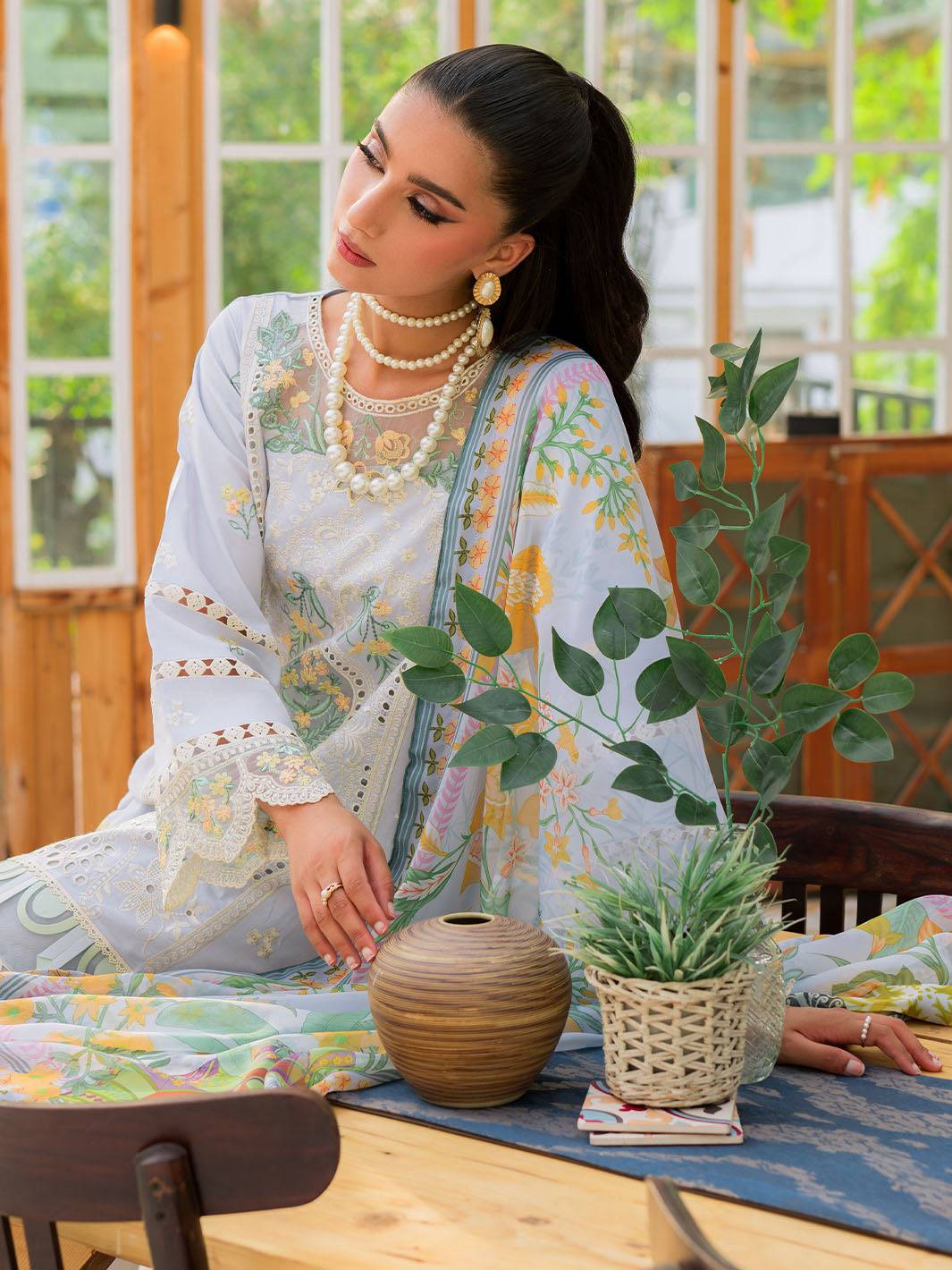 Mahnur | Bella Lawn 24 | BL - 03 - Pakistani Designer Dress - by Mahnur | Type: Luxury - 100% Original at Saira Sultan