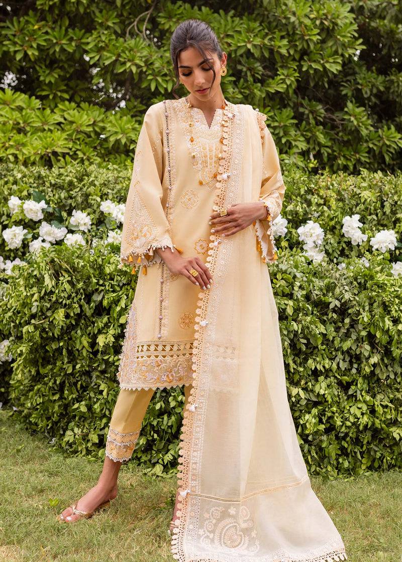 Sadaf Fawad Khan | Lawn 24 | Zaphira (A) - Pakistani Designer Dress - by Sadaf Fawad Khan | Type: Luxury - 100% Original at Saira Sultan