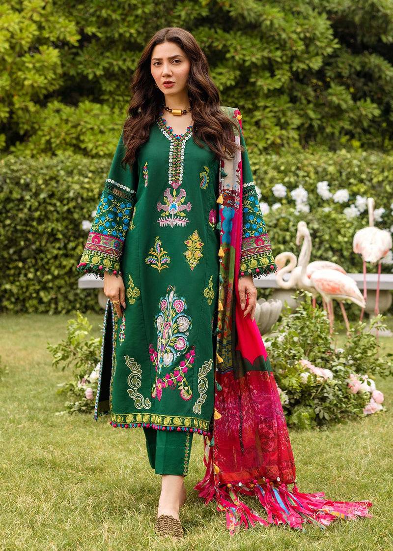 Sadaf Fawad Khan | Lawn 24 | Ada (A) - Pakistani Designer Dress - by Sadaf Fawad Khan | Type: Luxury - 100% Original at Saira Sultan