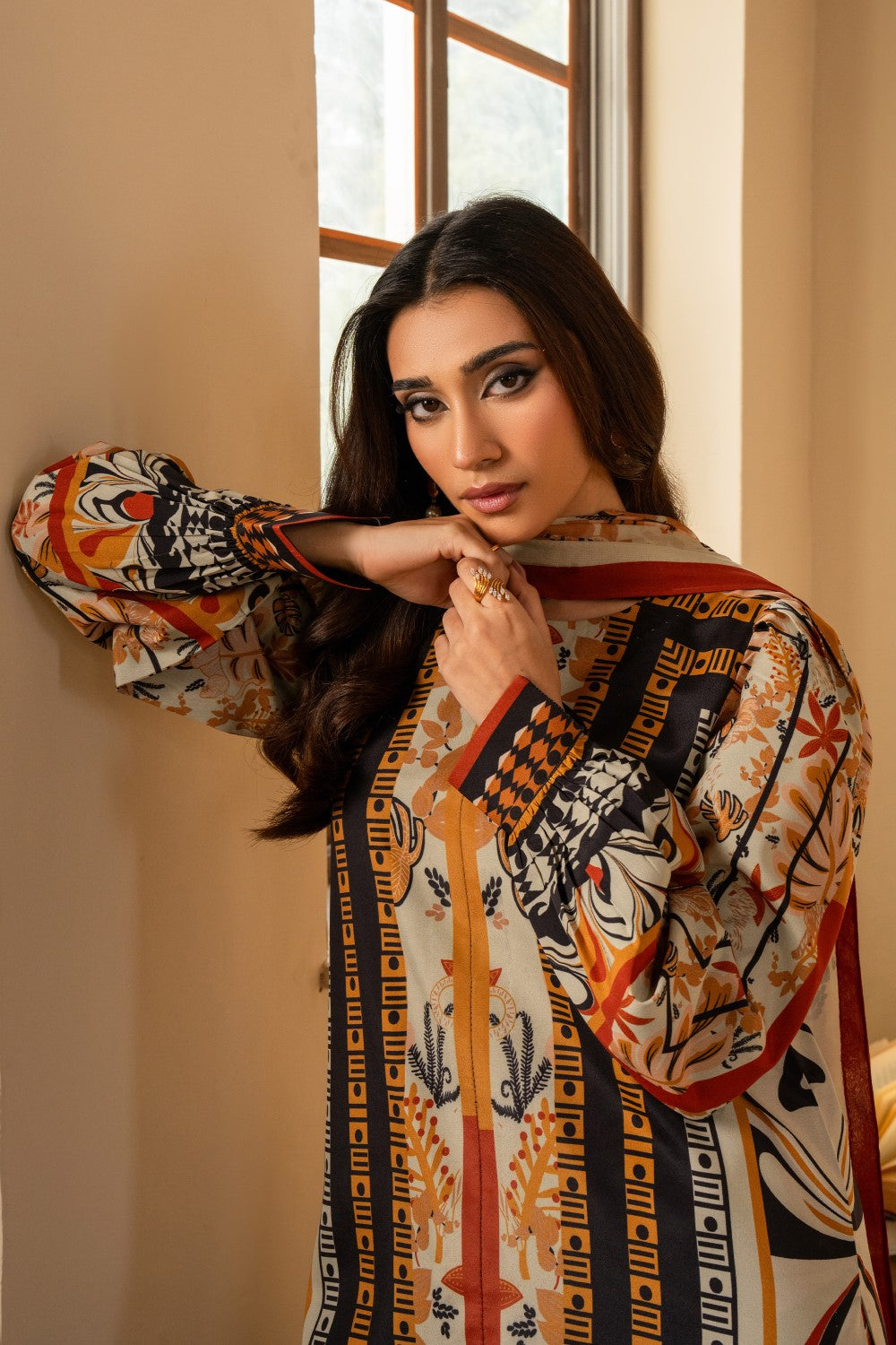 Maryum N Maria | Nazm Collection | CELESTA - MS50462 M Multi Silk