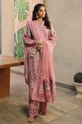 Maryam Hussain | Luxury Lawn 24 | CORAL - Pakistani Designer Dress - by Maryam Hussain | Type: Luxury - 100% Original at Saira Sultan